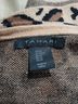 Tahari Animal Print Brown Black Long Sleeve Blouse Size M - photo 7
