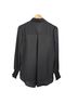 Ellen Tracy Houndstooth Black Gray Long Sleeve Button-Down Shirt Size S - photo 2