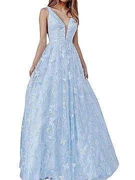 sachin and babi light blue dress Unique Vintage Plus Size Blue Butterfly Eyelet Swing Dress main image 1