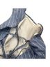 Superdown Stripes Blue Casual Dress Size S - photo 4