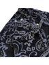 7 For All Mankind Paisley Black Velour Pants Size 26 - photo 5