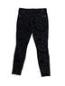 7 For All Mankind Paisley Black Velour Pants Size 26 - photo 2