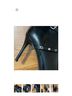 Shoedazzle Black Ankle Boots Size 8 1/2 - photo 5