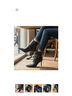 Shoedazzle Black Ankle Boots Size 8 1/2 - photo 7
