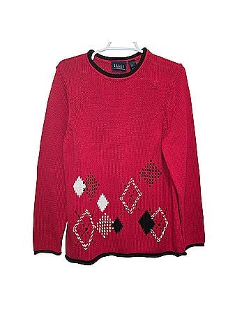 Crazy Horse Argyle Knit Pullover  Pullover Sweater (view 1)