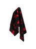 Dsquared2 100% Wool Red Dsquared2 Reversible Poncho in Red Wool One size - photo 2