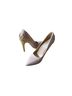 Luxe by Justfab Pink Gold Heels Size 9 - photo 1