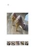 Luxe by Justfab Pink Gold Heels Size 9 - photo 6