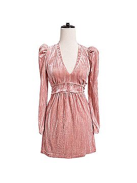 Rachel Parcell Crinkle  Velvet Mini Dress Cocktail Dress (view 1)