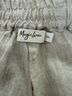 Magic Linen 100% Linen Solid Gray Linen Pants Size XXL - photo 3