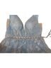 Jovani Animal Print Bow Print Damask Jacquard Marled Solid Tropical Blue Cocktail Dress Size 12 - photo 11