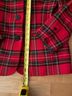 Talbots Plaid Red Black Jacket Size 8 - photo 3