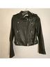 IRO Solid Black Leather Jacket Size 4 - photo 16