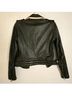 IRO Solid Black Leather Jacket Size 4 - photo 6