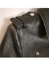 IRO Solid Black Leather Jacket Size 4 - photo 9