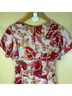 Parker Floral Red Pink Cocktail Dress Size 6 - photo 11
