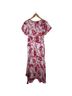 Parker Floral Red Pink Cocktail Dress Size 6 - photo 2