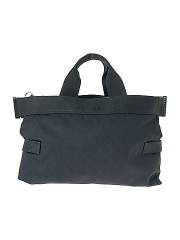 Bottega Veneta BOTTEGA VENETA Black Nylon Tote Bag with Silver Hardware, P02003797D, Men's Business (view 2)