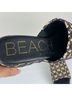 Beach By Matisse Black Gold Wedges Size 8 - photo 3