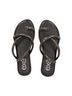 exe Black Women's Strap Flat Sandal Size EU 38 - photo 4