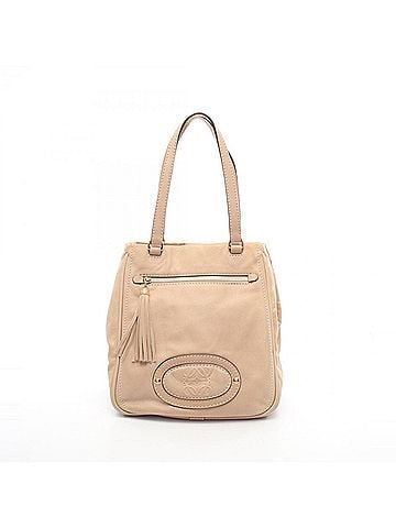 Loewe LOEWE Anagram Shoulder Bag/Handbag, Leather, Women's, Beige, 322.75.004 (view 1)