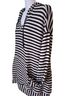 Jones New York Stripes Black White Pullover Hoodie Size XL - photo 5