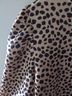 LOFT The Original Animal Print Multi Color Short Sleeve Blouse Size M - photo 5