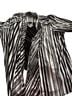 Liz McCoy Stripes Black White Button-Down Shirt Size 3X - photo 1