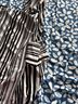Liz McCoy Stripes Black White Button-Down Shirt Size 3X - photo 8
