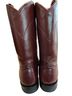 Cowtown 100% Leather Burgundy Boots Size 6 1/2 (narrow) - photo 7