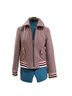 J.O.A. Just One Answer Houndstooth Brown White Jacket Size XS - photo 1