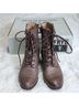 FRYE Gray Brown Ankle Boots Size 7 - photo 5