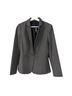 Express Solid Gray Blazer Size 6 - photo 1