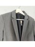 Express Solid Gray Blazer Size 6 - photo 4