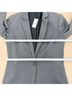Express Solid Gray Blazer Size 6 - photo 10