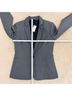 Express Solid Gray Blazer Size 6 - photo 8