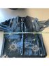 Johnny Was Solid Blue White Long Sleeve Button-Down Shirt Size XS - photo 5