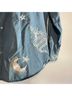 Johnny Was Solid Blue White Long Sleeve Button-Down Shirt Size XS - photo 10