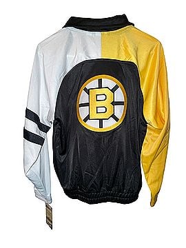 Starter Bruins Ladies Line Up Track Jacket (view 2)