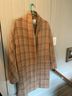 Vince. Plaid Tan Coat Size S - photo 7