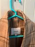 Vince. Plaid Tan Coat Size S - photo 3