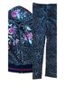 JW Los Angeles Animal Print Multi Color Black Brown Jacket Size M - photo 1