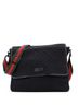 Gucci 100% Canvas Plain Black Web Strap Flap Messenger GG Canvas Medium One size - photo 1