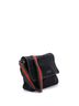 Gucci 100% Canvas Plain Black Web Strap Flap Messenger GG Canvas Medium One size - photo 3