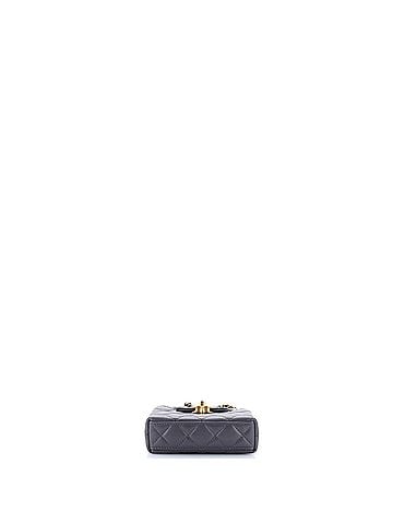 Chanel Kelly Top Handle Shopping Bag Quilted Shiny Aged Calfskin Nano (view 2)