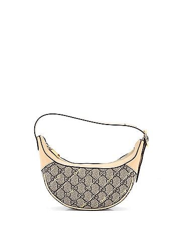 Gucci Ophidia Half Moon Bag Print GG Coated Canvas Mini (view 1)