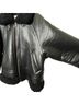 STAND STUDIO Solid Black Faux Leather Jacket Size M - photo 6
