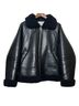 STAND STUDIO Solid Black Faux Leather Jacket Size M - photo 1