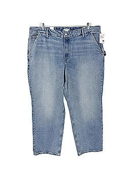 Good American 90s Relaxed Carpenter Jeans (view 1)