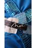 Moa Moa 100% Polyester Solid Blue Cocktail Dress Size S - photo 3